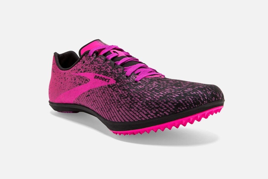 Brooks Mach 19 Spikeless Spikes Shoes Womens - Pink/Black - QIXJM-2437